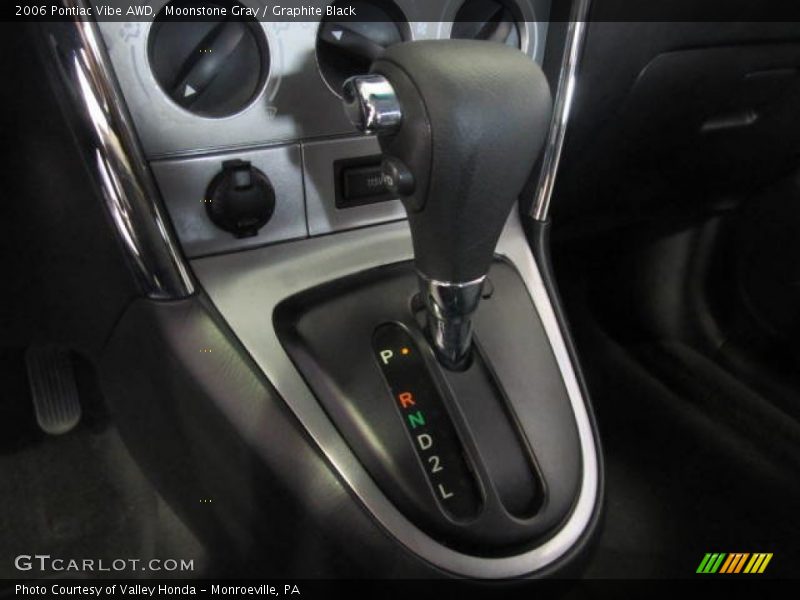 Moonstone Gray / Graphite Black 2006 Pontiac Vibe AWD