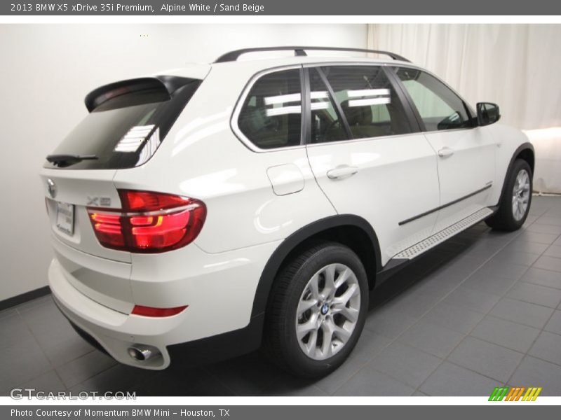 Alpine White / Sand Beige 2013 BMW X5 xDrive 35i Premium