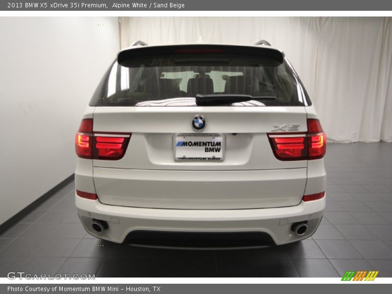 Alpine White / Sand Beige 2013 BMW X5 xDrive 35i Premium