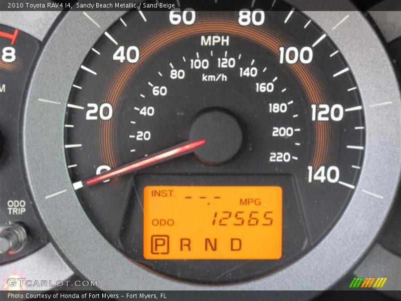 Sandy Beach Metallic / Sand Beige 2010 Toyota RAV4 I4