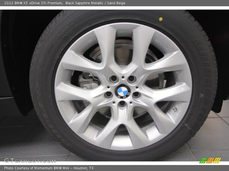 Black Sapphire Metallic / Sand Beige 2013 BMW X5 xDrive 35i Premium