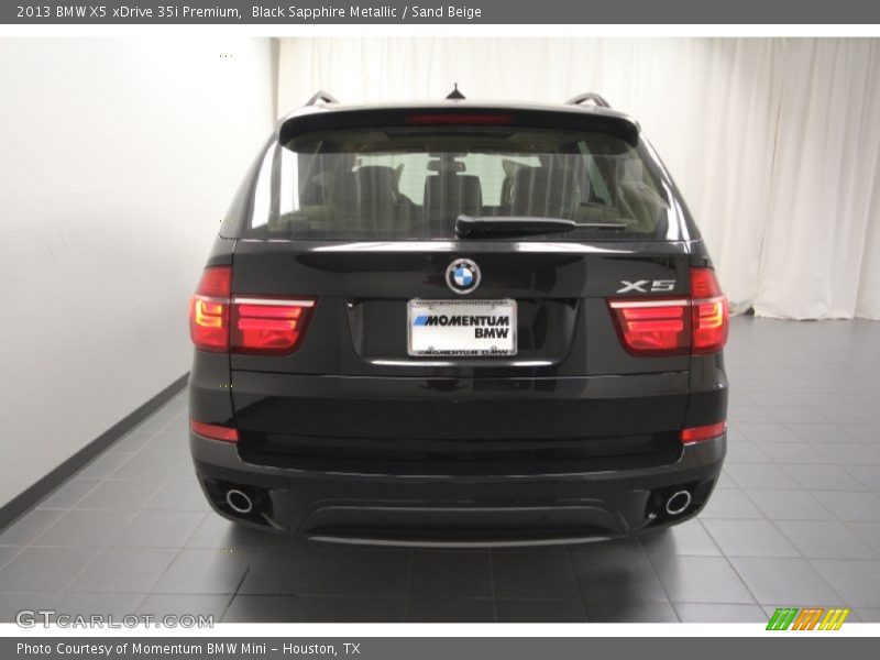 Black Sapphire Metallic / Sand Beige 2013 BMW X5 xDrive 35i Premium