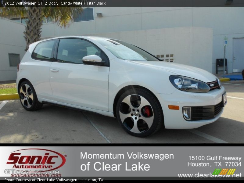 Candy White / Titan Black 2012 Volkswagen GTI 2 Door