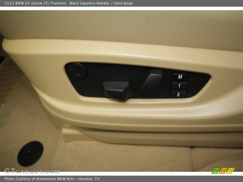 Black Sapphire Metallic / Sand Beige 2013 BMW X5 xDrive 35i Premium