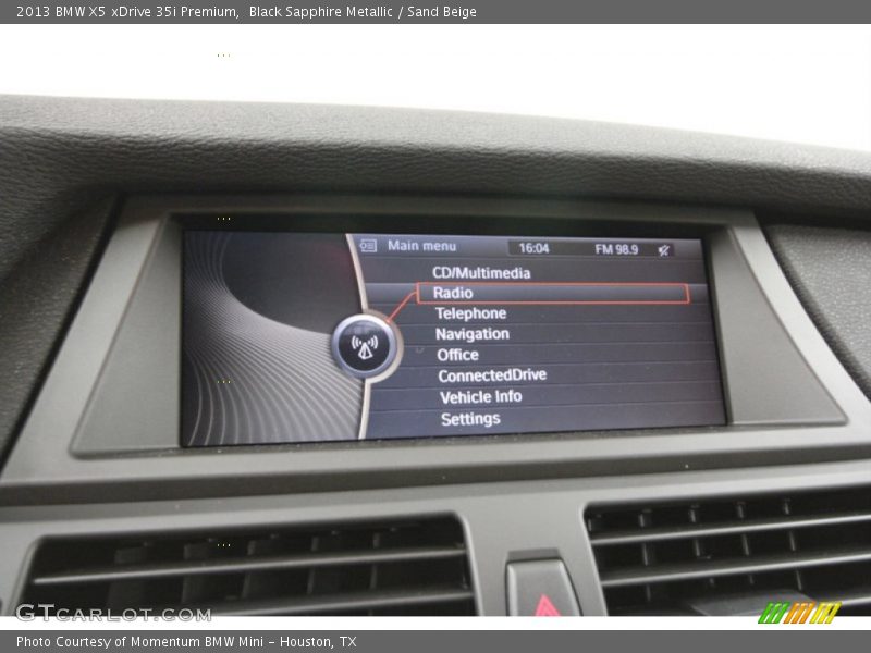 Black Sapphire Metallic / Sand Beige 2013 BMW X5 xDrive 35i Premium