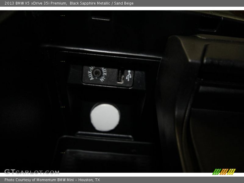 Black Sapphire Metallic / Sand Beige 2013 BMW X5 xDrive 35i Premium