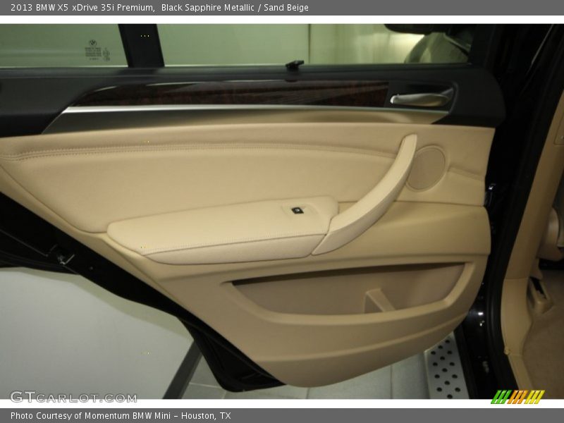 Black Sapphire Metallic / Sand Beige 2013 BMW X5 xDrive 35i Premium