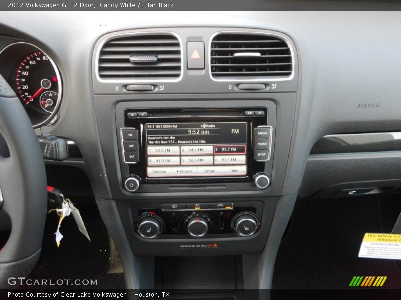 Candy White / Titan Black 2012 Volkswagen GTI 2 Door
