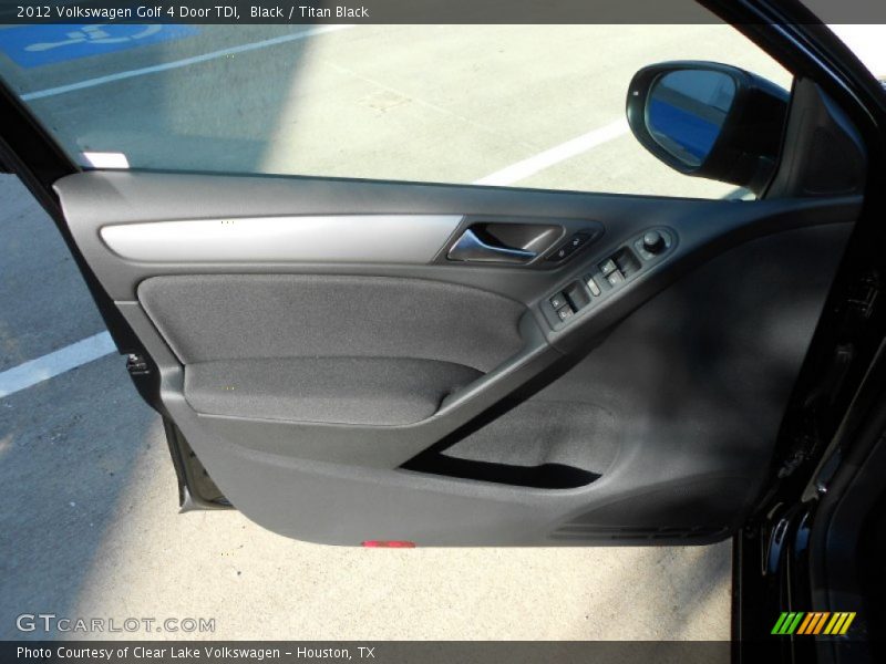 Black / Titan Black 2012 Volkswagen Golf 4 Door TDI