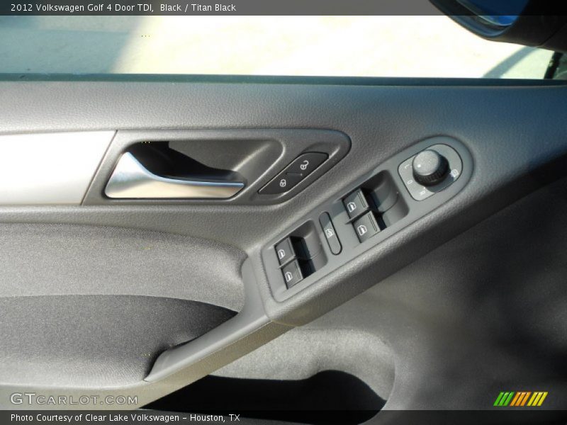 Black / Titan Black 2012 Volkswagen Golf 4 Door TDI