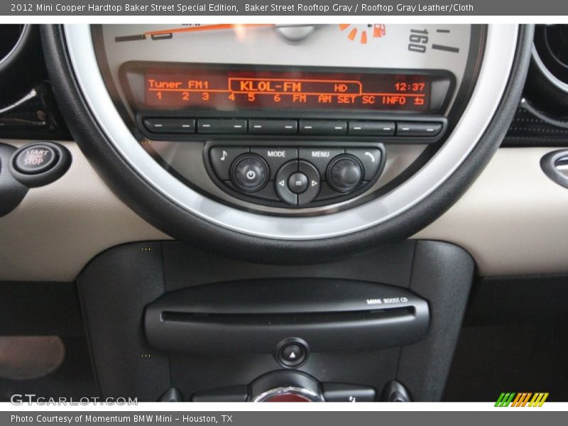 Baker Street Rooftop Gray / Rooftop Gray Leather/Cloth 2012 Mini Cooper Hardtop Baker Street Special Edition