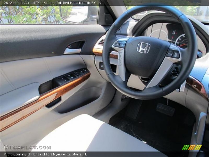 Polished Metal Metallic / Gray 2012 Honda Accord EX-L Sedan