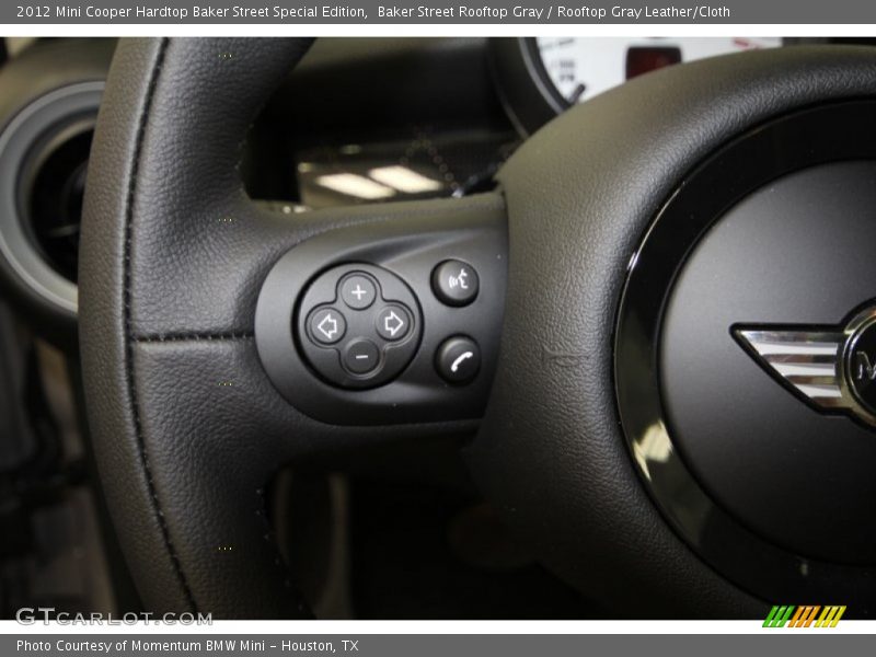 Baker Street Rooftop Gray / Rooftop Gray Leather/Cloth 2012 Mini Cooper Hardtop Baker Street Special Edition