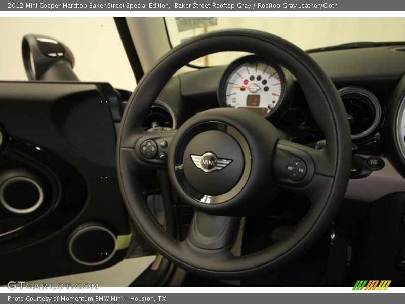 Baker Street Rooftop Gray / Rooftop Gray Leather/Cloth 2012 Mini Cooper Hardtop Baker Street Special Edition
