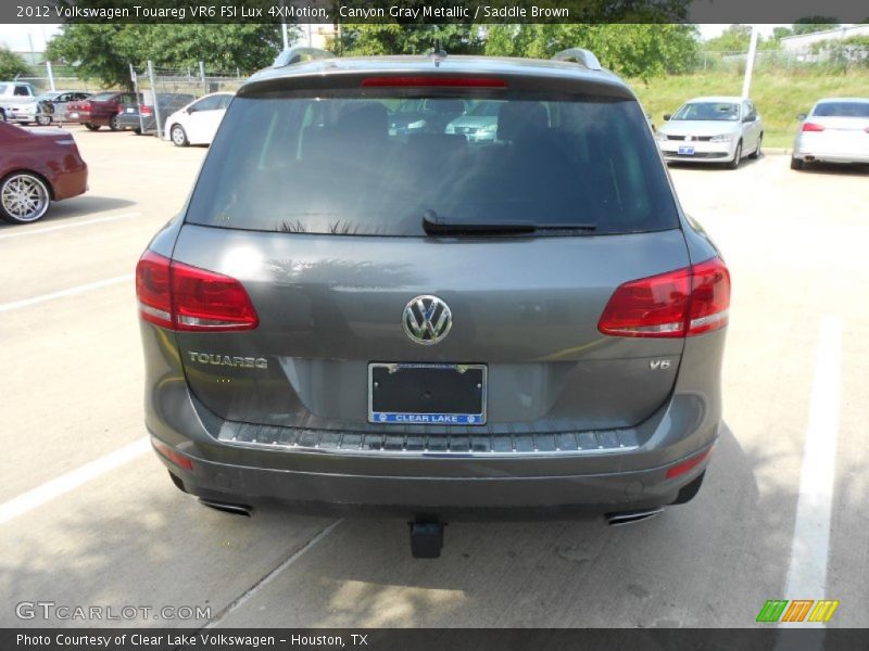 Canyon Gray Metallic / Saddle Brown 2012 Volkswagen Touareg VR6 FSI Lux 4XMotion