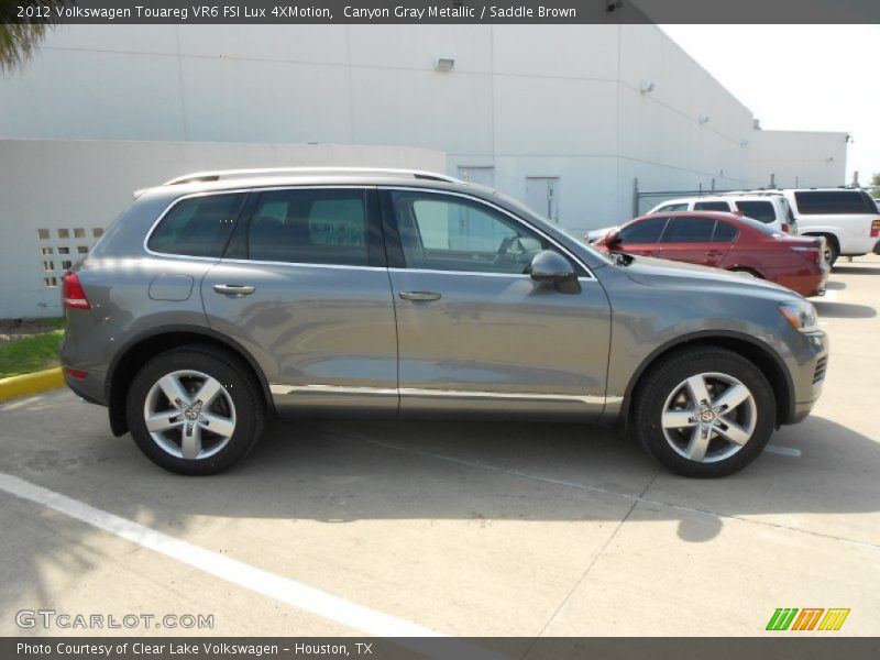 Canyon Gray Metallic / Saddle Brown 2012 Volkswagen Touareg VR6 FSI Lux 4XMotion