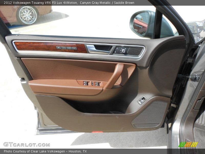 Canyon Gray Metallic / Saddle Brown 2012 Volkswagen Touareg VR6 FSI Lux 4XMotion