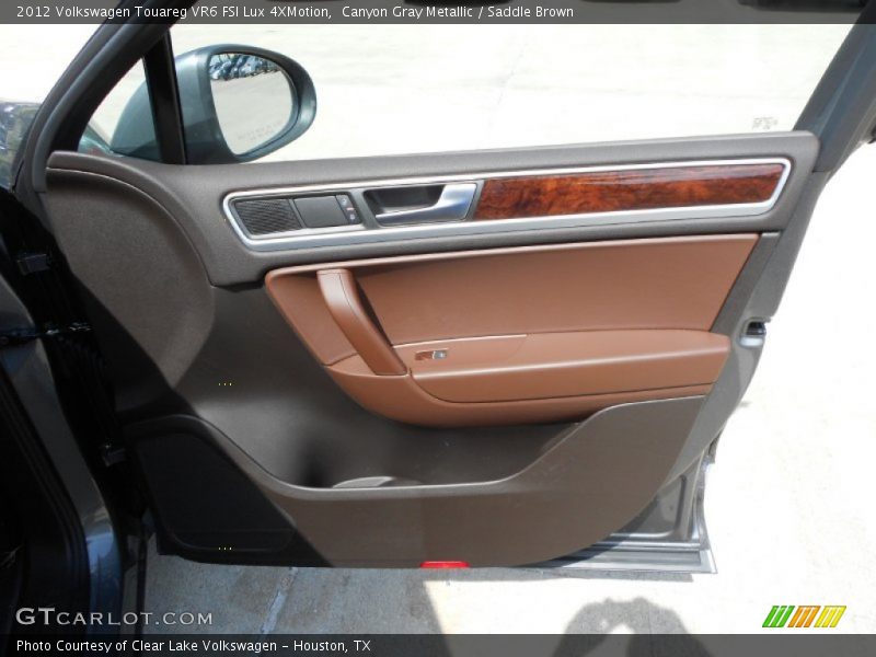 Canyon Gray Metallic / Saddle Brown 2012 Volkswagen Touareg VR6 FSI Lux 4XMotion