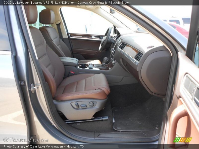 Canyon Gray Metallic / Saddle Brown 2012 Volkswagen Touareg VR6 FSI Lux 4XMotion