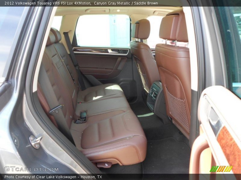 Canyon Gray Metallic / Saddle Brown 2012 Volkswagen Touareg VR6 FSI Lux 4XMotion