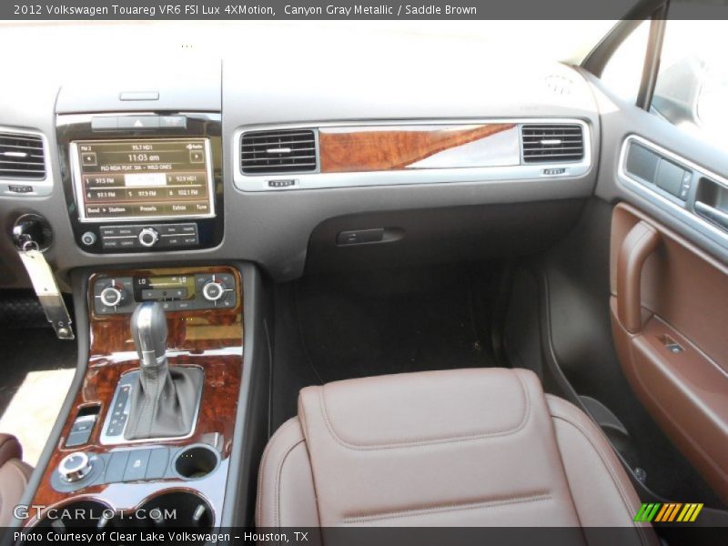 Canyon Gray Metallic / Saddle Brown 2012 Volkswagen Touareg VR6 FSI Lux 4XMotion