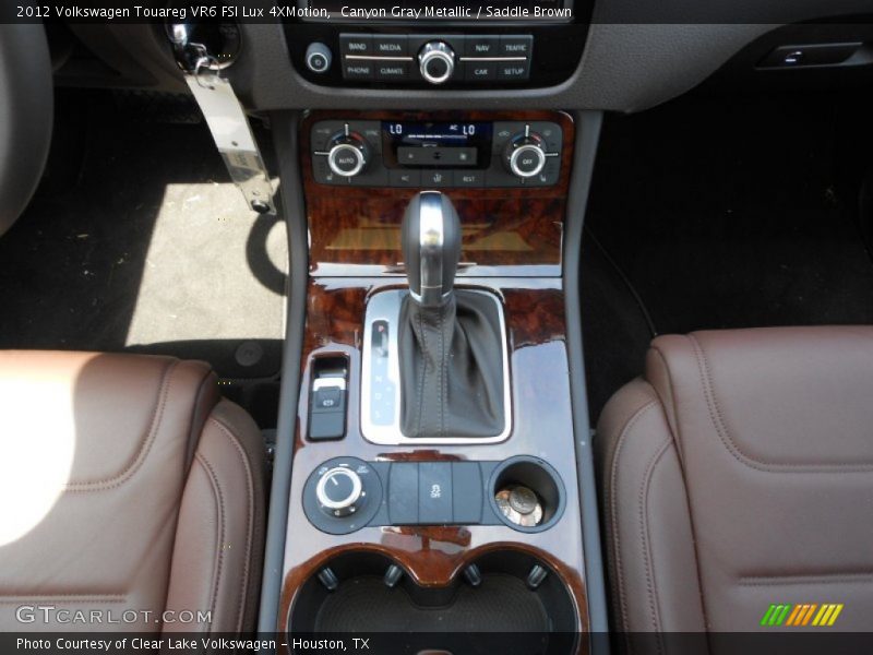 Canyon Gray Metallic / Saddle Brown 2012 Volkswagen Touareg VR6 FSI Lux 4XMotion