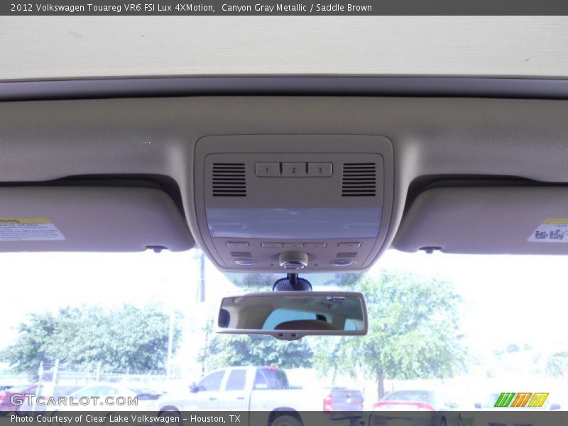 Canyon Gray Metallic / Saddle Brown 2012 Volkswagen Touareg VR6 FSI Lux 4XMotion