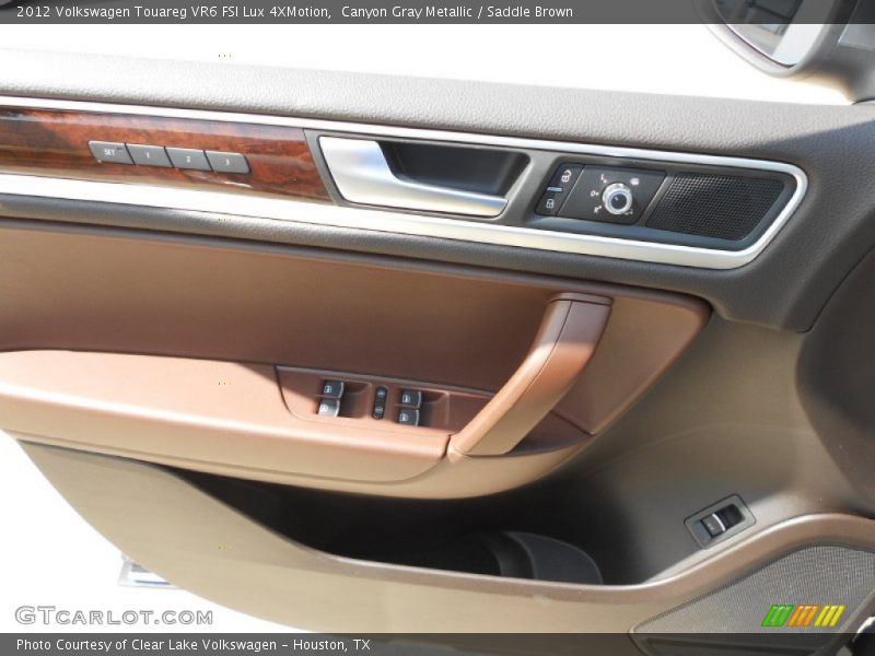 Canyon Gray Metallic / Saddle Brown 2012 Volkswagen Touareg VR6 FSI Lux 4XMotion