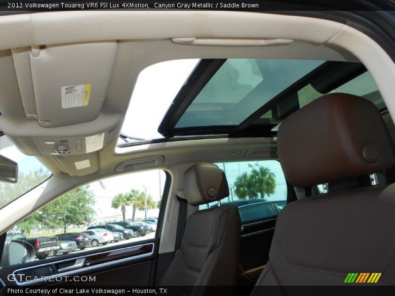 Canyon Gray Metallic / Saddle Brown 2012 Volkswagen Touareg VR6 FSI Lux 4XMotion