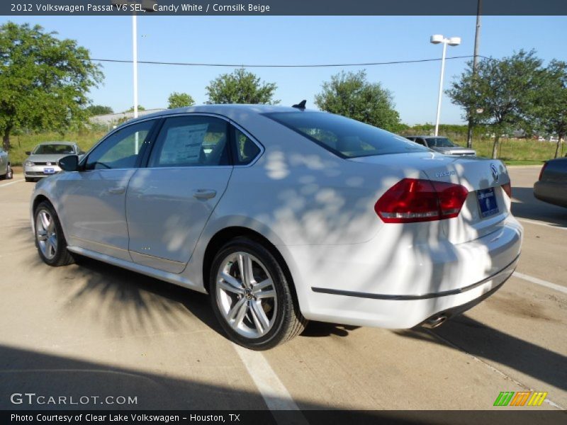 Candy White / Cornsilk Beige 2012 Volkswagen Passat V6 SEL