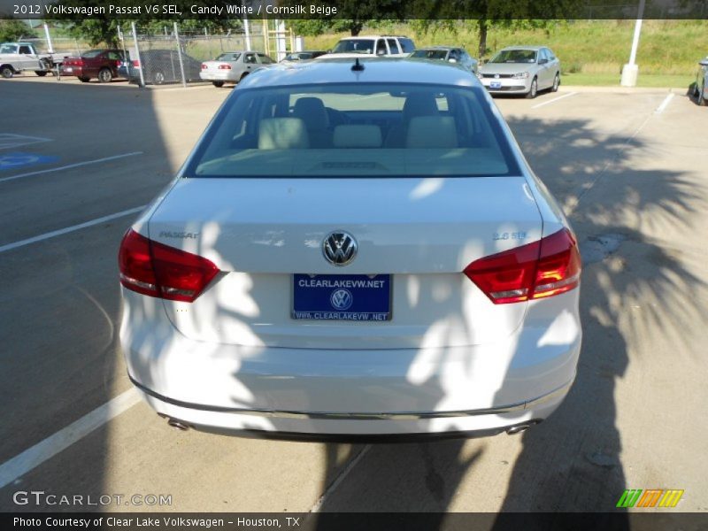 Candy White / Cornsilk Beige 2012 Volkswagen Passat V6 SEL
