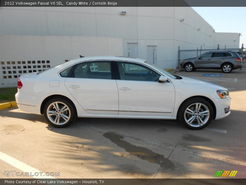 Candy White / Cornsilk Beige 2012 Volkswagen Passat V6 SEL