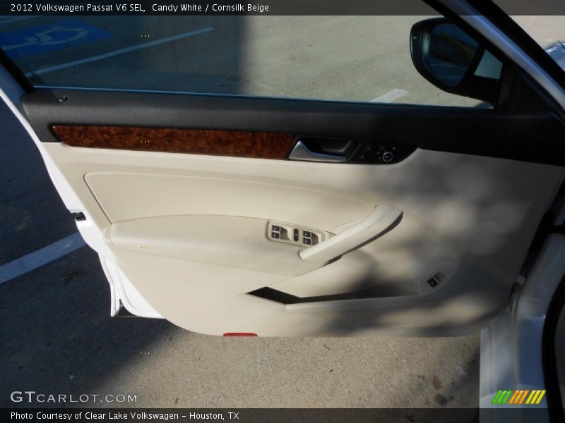 Candy White / Cornsilk Beige 2012 Volkswagen Passat V6 SEL