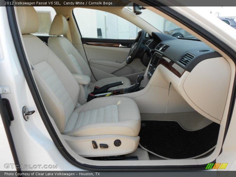 Candy White / Cornsilk Beige 2012 Volkswagen Passat V6 SEL