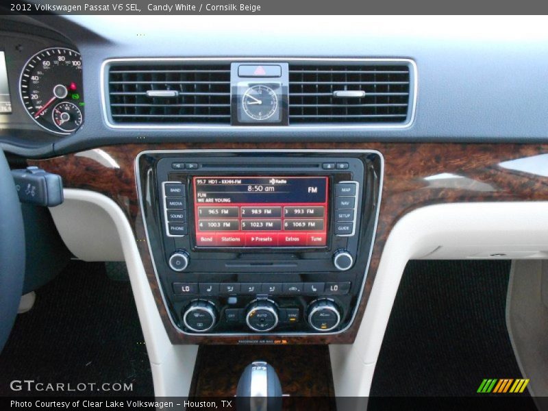 Candy White / Cornsilk Beige 2012 Volkswagen Passat V6 SEL