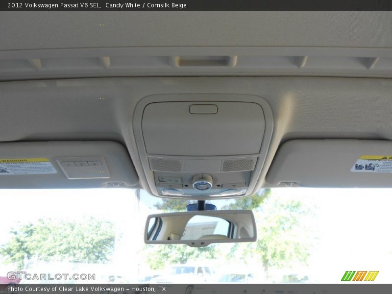 Candy White / Cornsilk Beige 2012 Volkswagen Passat V6 SEL