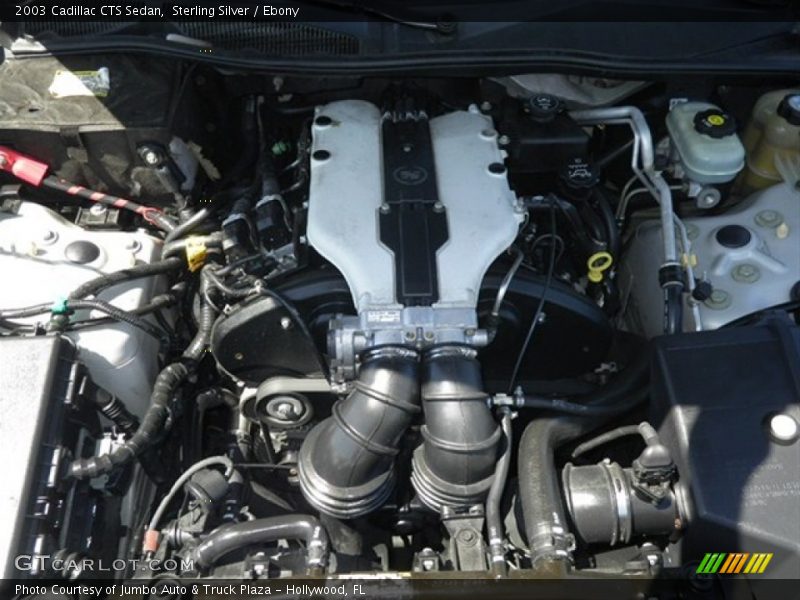 Sterling Silver / Ebony 2003 Cadillac CTS Sedan