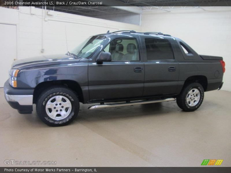 Black / Gray/Dark Charcoal 2006 Chevrolet Avalanche LS
