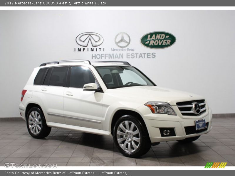 Arctic White / Black 2012 Mercedes-Benz GLK 350 4Matic