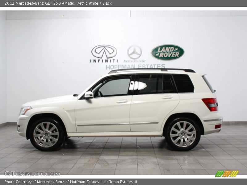 Arctic White / Black 2012 Mercedes-Benz GLK 350 4Matic
