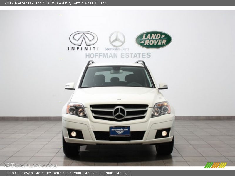 Arctic White / Black 2012 Mercedes-Benz GLK 350 4Matic