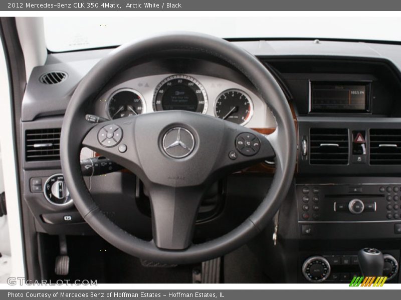 Arctic White / Black 2012 Mercedes-Benz GLK 350 4Matic