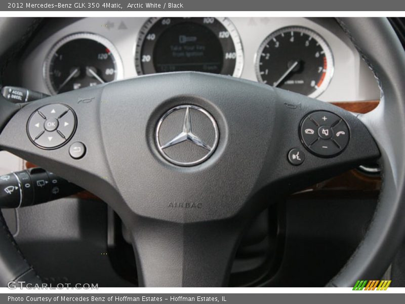 Arctic White / Black 2012 Mercedes-Benz GLK 350 4Matic