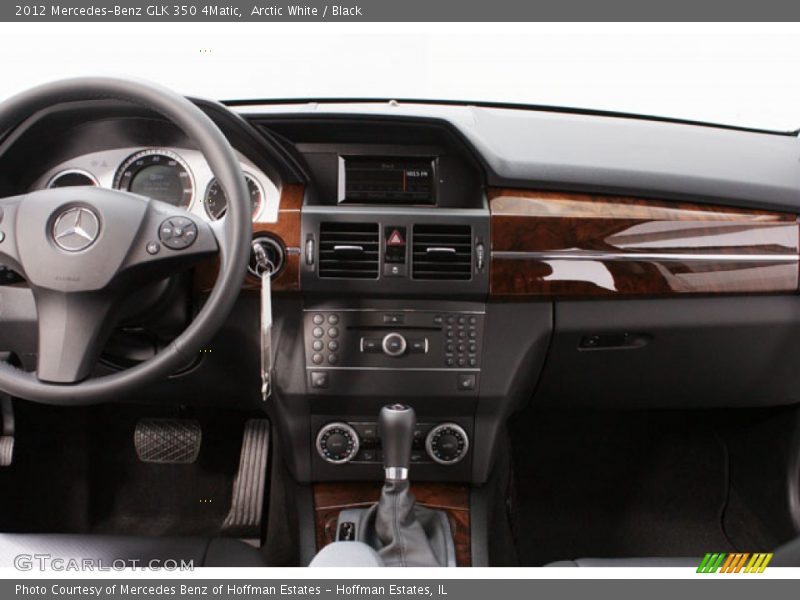 Arctic White / Black 2012 Mercedes-Benz GLK 350 4Matic