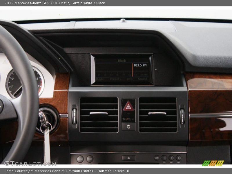 Arctic White / Black 2012 Mercedes-Benz GLK 350 4Matic