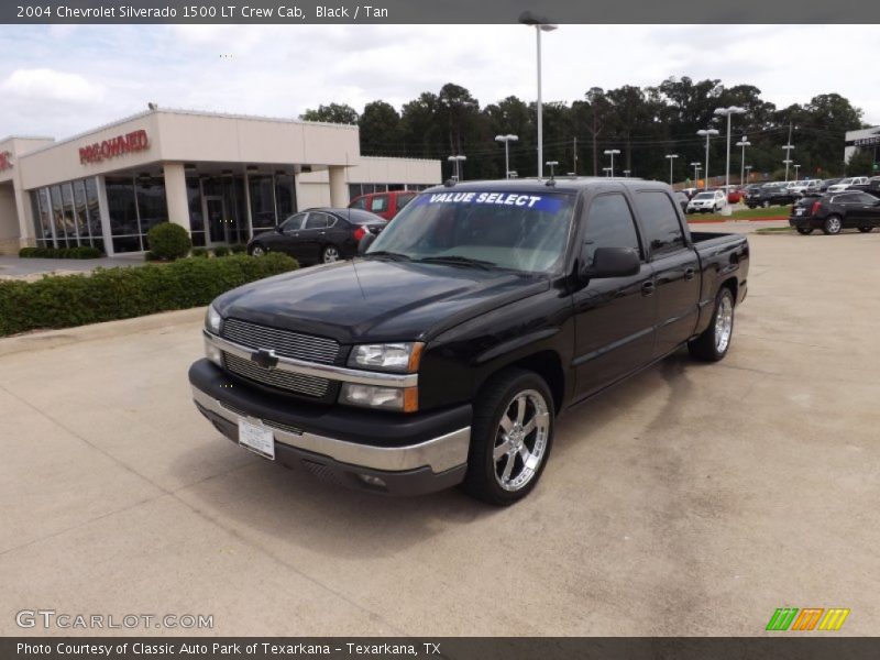 Black / Tan 2004 Chevrolet Silverado 1500 LT Crew Cab
