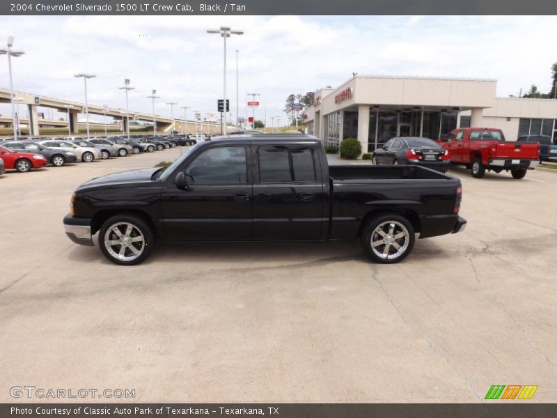 Black / Tan 2004 Chevrolet Silverado 1500 LT Crew Cab