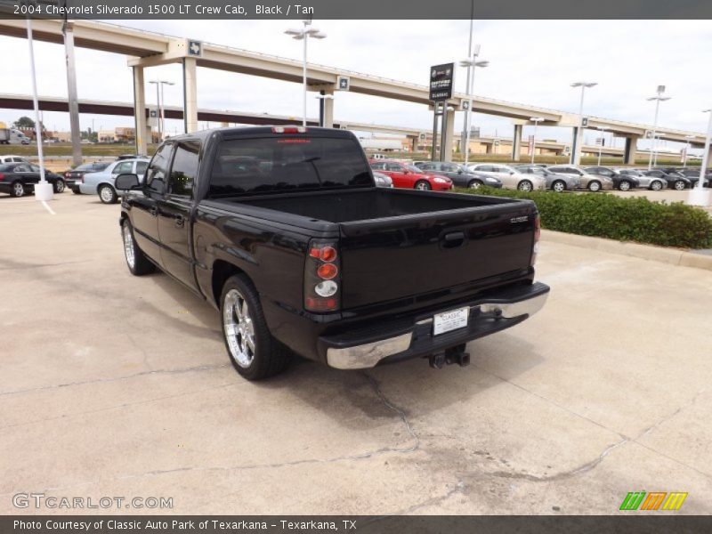 Black / Tan 2004 Chevrolet Silverado 1500 LT Crew Cab