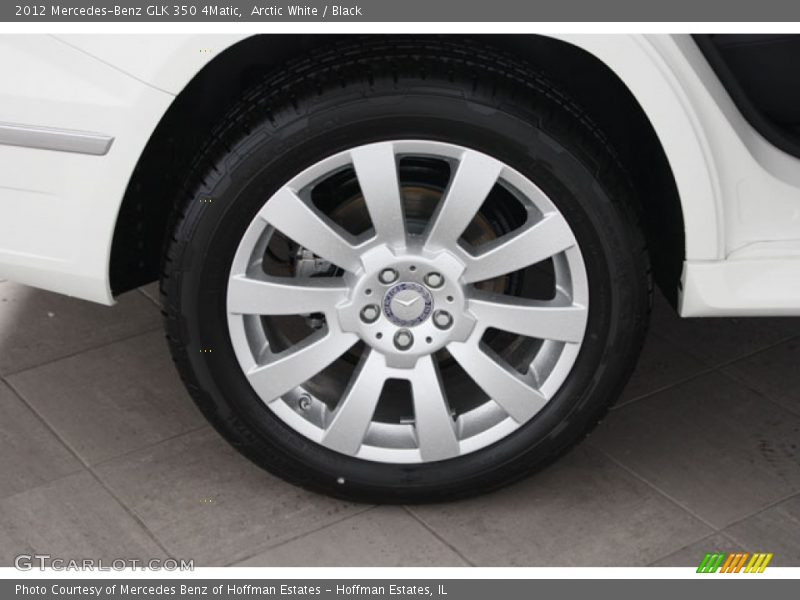 Arctic White / Black 2012 Mercedes-Benz GLK 350 4Matic