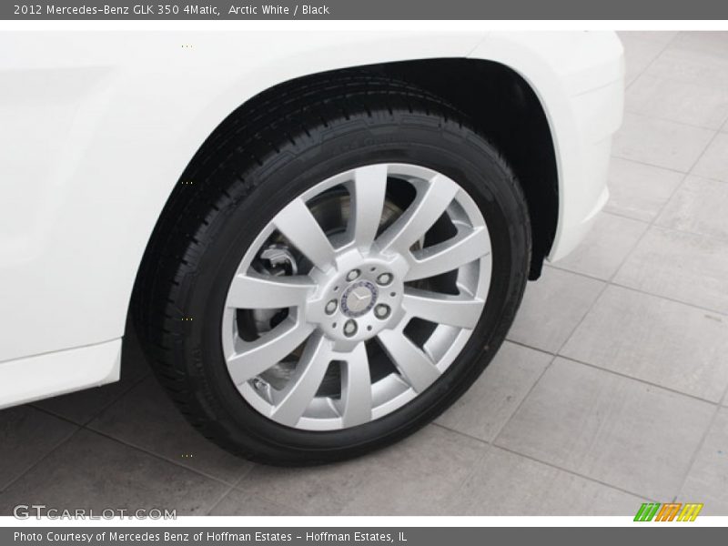 Arctic White / Black 2012 Mercedes-Benz GLK 350 4Matic